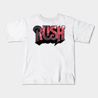 Rush Red & Black Kids T-Shirt